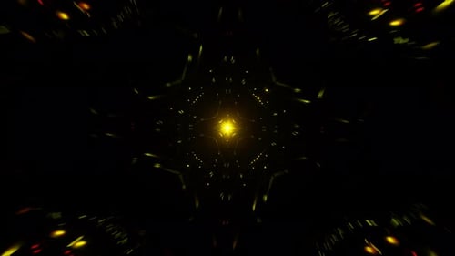 Trippy and Colorful Patterns Blend with Sacred Geometry