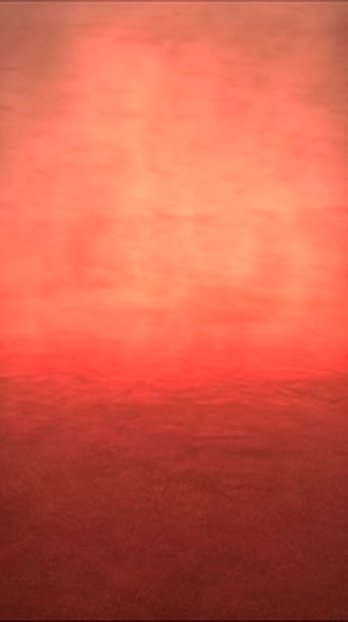 Panoramic View of Desert Landscape at Sunset Heavy Storm 02