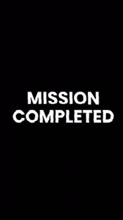 Pixel Glitch Text Animation MISSION COMPLETED – Retro Game Victory Screen Digital Distortion Effect