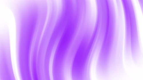 Fluid Abstract Purple and White Wavy Motion Background