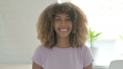 Woman Smiling Portrait Indoors