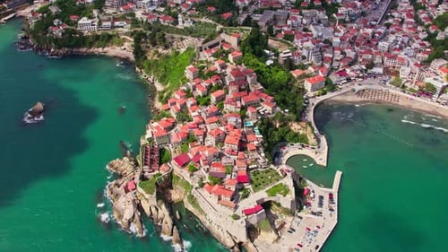 Ulcinj Montenegro Drone Aerial View