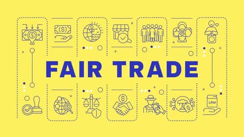 Animation mit Fairtrade-Wortkonzepten