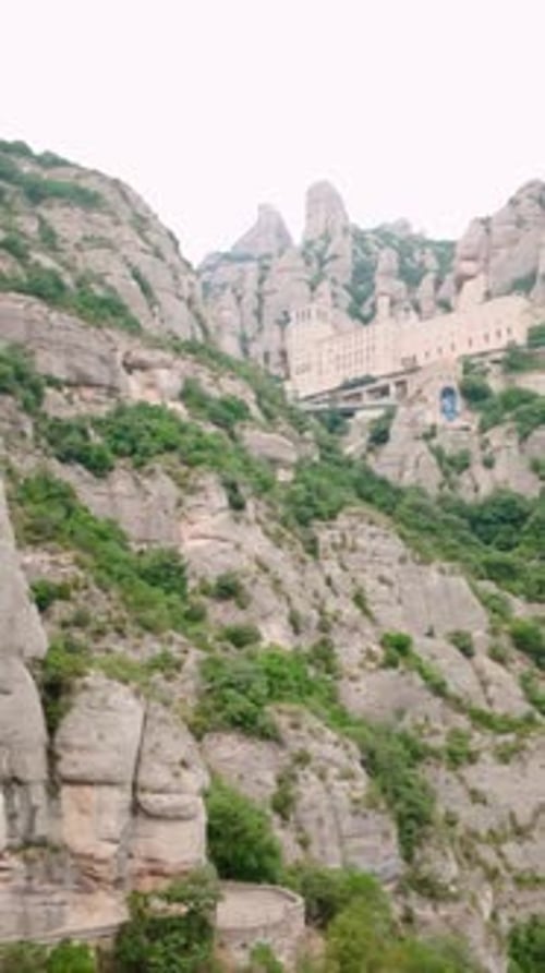 Santa Maria De Montserrat Abbey in Spain