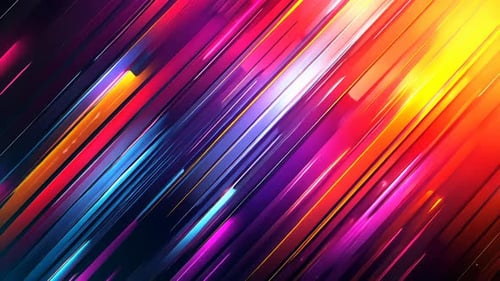 Vibrant Diagonal Lines Abstract
