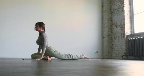 Pigeon Pose Yoga and Meditation Practice