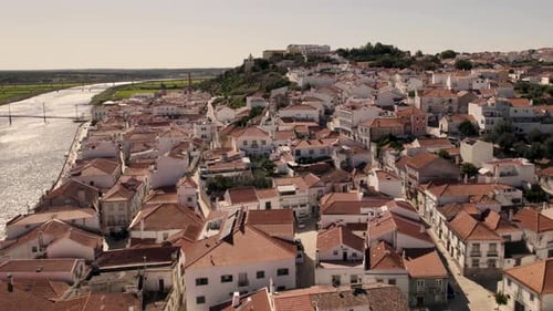 Picturesque Aerial View of Alcoutim Portugal