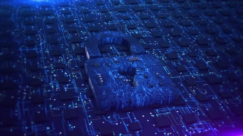 Idee zum Hacken von digitalem Datenschutz, Cyberdatensicherheit oder Datenschutz