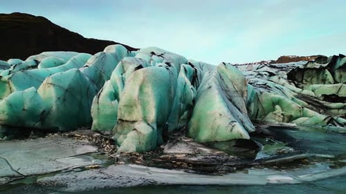 Majestic Vatnajokull Glacier in Iceland