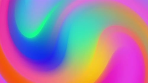 Vibrant Colorful Gradient Soft Wavy Background Loop
