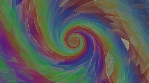 Warp vortex colorful psycho strip spin center