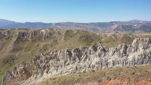 Aerial View Of Cliffs And Mountains 2