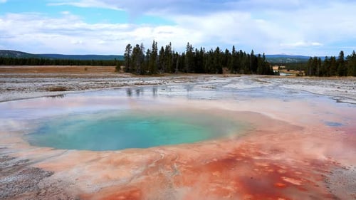 Grand Prismatic Spring in Yellowstone National Park