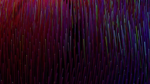 Multicolor Cyber Grass Background Loop Animation in 1080HD