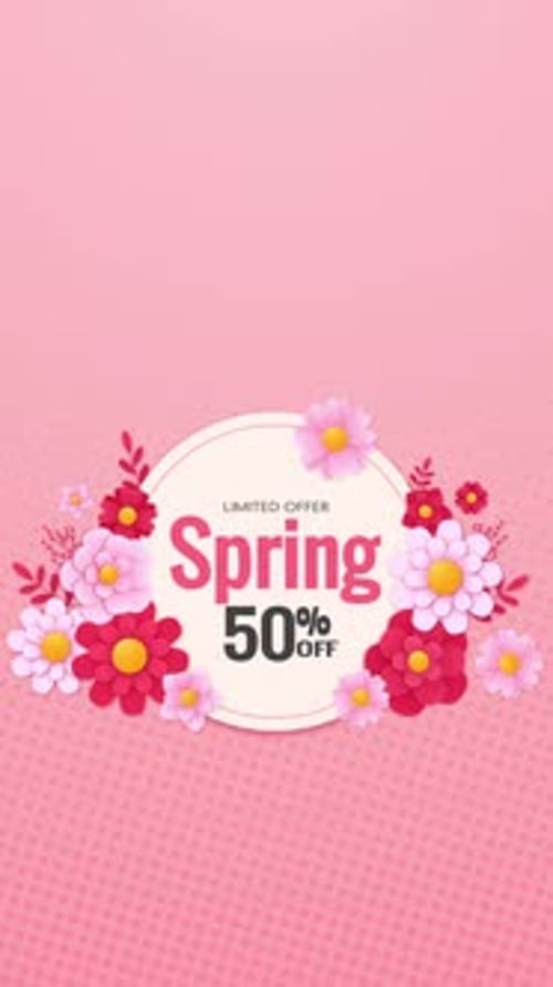 Spring Sale 50% Has Started