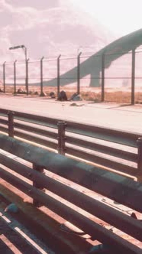 Post Apocaliptic Landscape of City