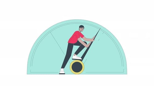 Open your full potential line 2D animation