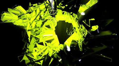 3D Abstract Reflex Background Loop Full HD