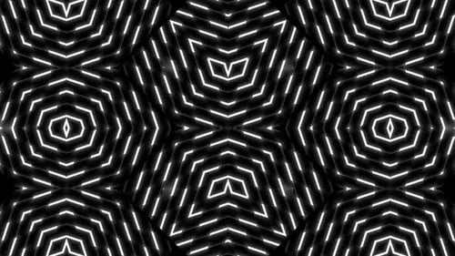 Dynamischer pulsierender abstrakter geometrischer Lichttunnelbewegungshintergrund