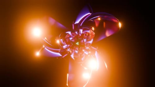 A Seamless 3D Tunnel of Infinite Geometric Shapes for VJ Loops