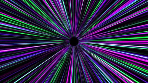 HD Hyperspace Travel Warp Speed Science | Fiction Space Tunnel Background Loop