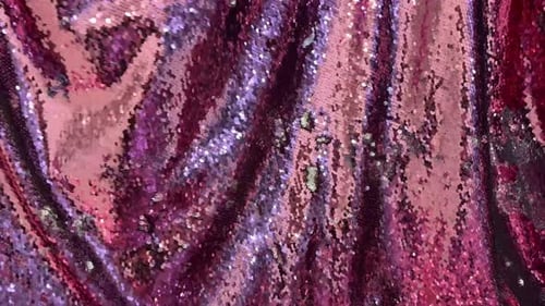 Fond de vacances en tissu texturé à paillettes rose vif
