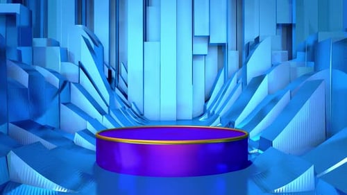 Показ футуристического подиума