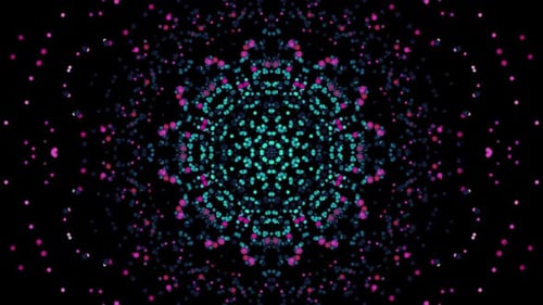 Kaleidoskop VJ Loop, Kaleidoskop mit Licht HD