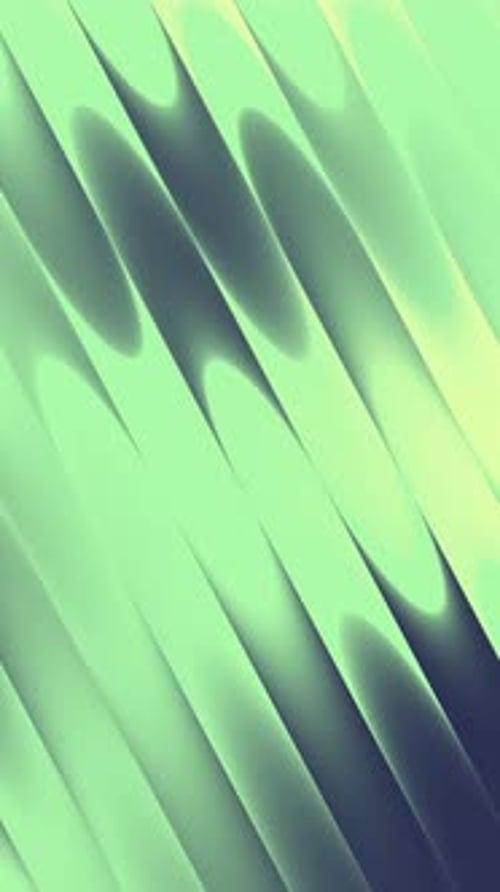 Diagonal Textured Blades In Light Green To Dark Gradient Tones