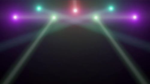 Dynamic Colorful Stage Lights Event Background