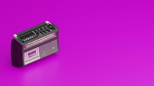 Dancing Jumping Radio VJ Loop Background