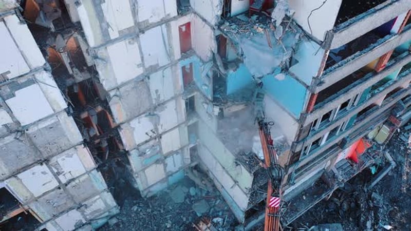 Collapse Building, Backgrounds Motion Graphics ft. earthquake ...