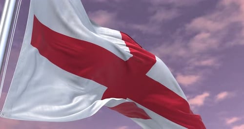 England Flag Animation Minimal Corporate Video