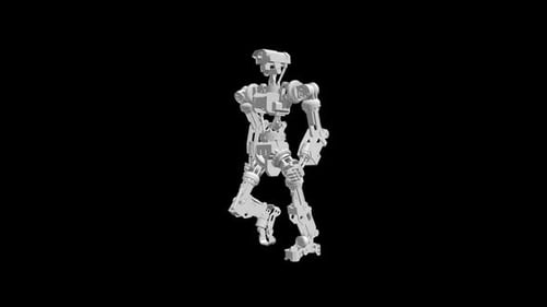 Walking Humanoid Robot Animation
