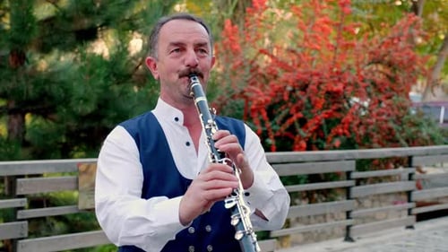 Male Musician Playing