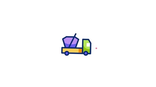 Lorry Animated Icon