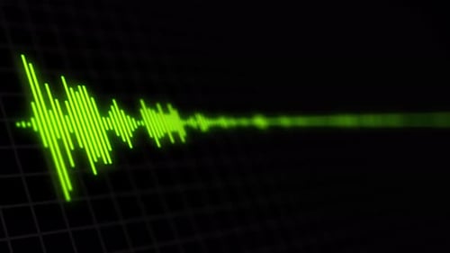 3D Sound Visualization Audio Spectrum 4K