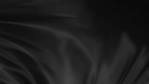 Black Shiny Cloth Waves Background