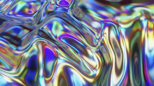 Neon Colored Metallic Cloth Background