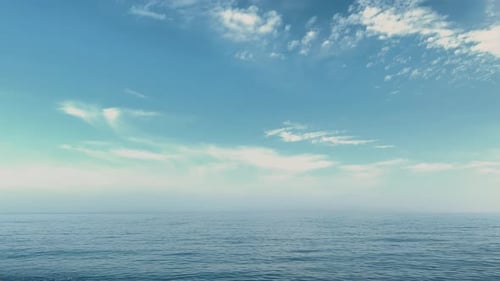 Calm Sea in the Afternoon Background
