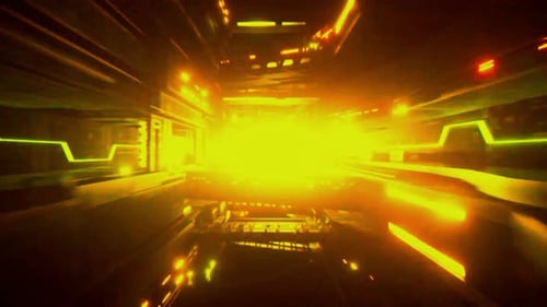 Neon Tunnel Motion Background