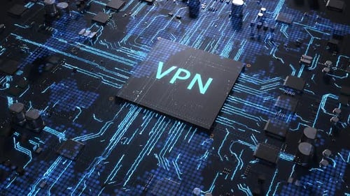 Dynamic VPN Lettering in 3D Animation