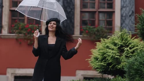 Rainy Stroll Rainy Wander Chocolatehaired Umbrella