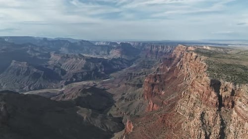 Cinematic Aerial Helicopter Footage of Grand Canyon National Park in Arizona