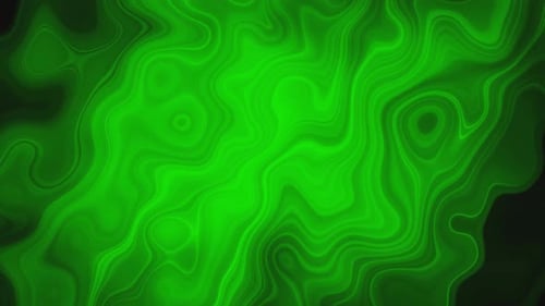 Abstract Green Fluid Waves Motion Background
