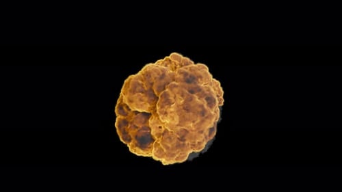 Nuke Top View Explosion