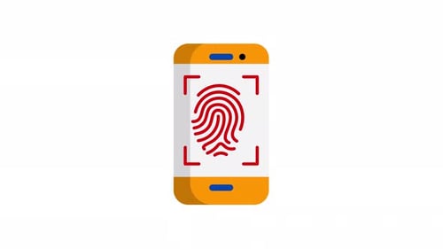 Smartphone Fingerprint Scanner Security Authentication
