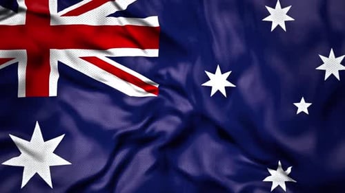 Bandeira de país realista da Austrália