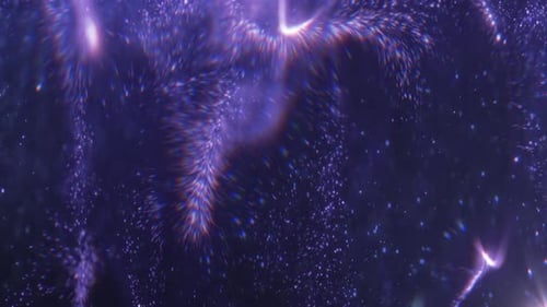 Rain Blue Particle Glitters