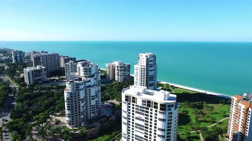 Highrises Between Marina and Aerial Architecture